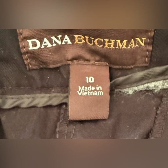 Dana Buchman Black Straight-Leg Cropped Pants - Size Women’s 10 - Picture 4 of 14